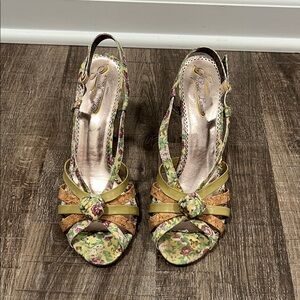 Poetic License Multicolor Floral Heels
